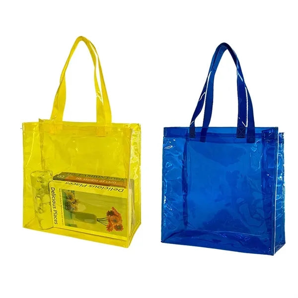Large Clear PVC Shoulder Handbag