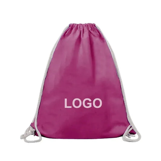 Affordable Cotton Drawstring Backpack - 2B