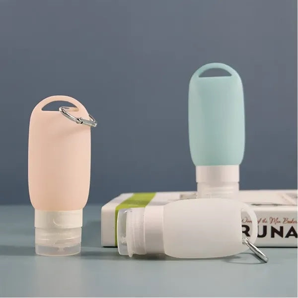 2 OZ Silicone Travel Bottles Shampoo Conditioner Lotion