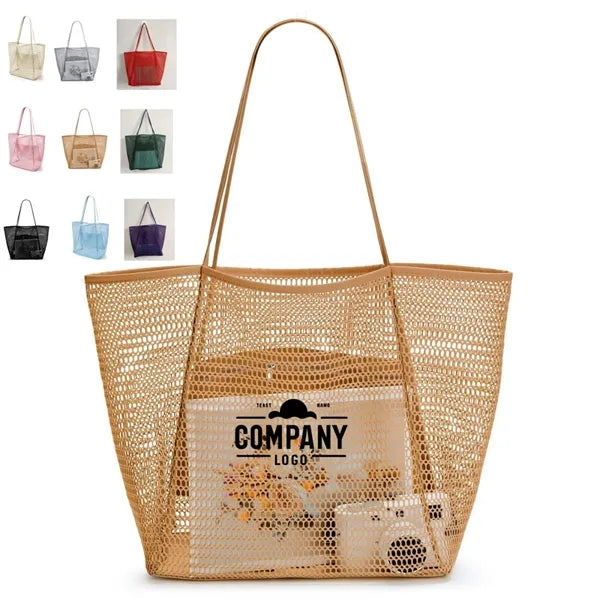 Mesh Beach Shoulder Handbag