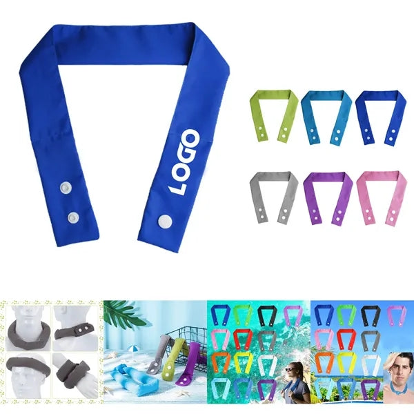 Full Color Cooling Neck Wrap With Buckle