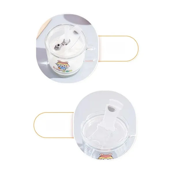 Glass Drinking Straw Cups