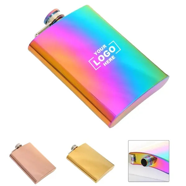8 oz Camping Stainless Steel Leakproof Liquor Flask
