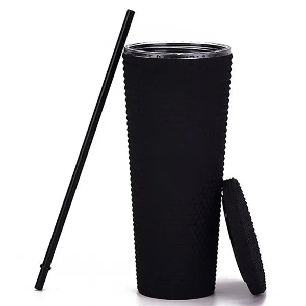 Double Layer Plastic Straw Durian Cup