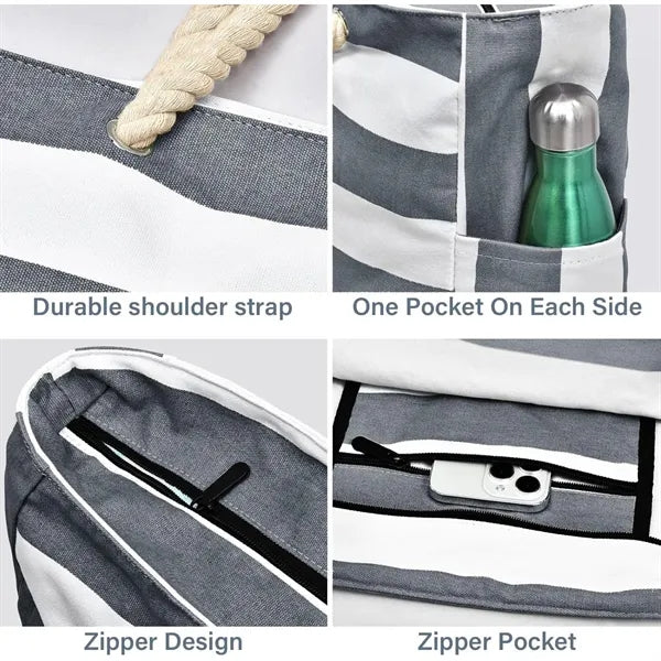 Large Waterproof Beach Tote Bag