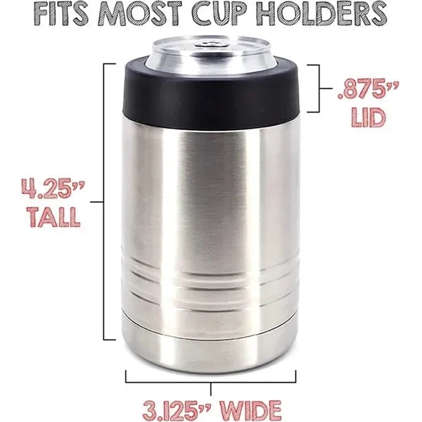 12 oz Stainless Steel Can Cooler Holder