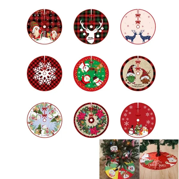 35.5" Christmas Tree Skirt Decorations