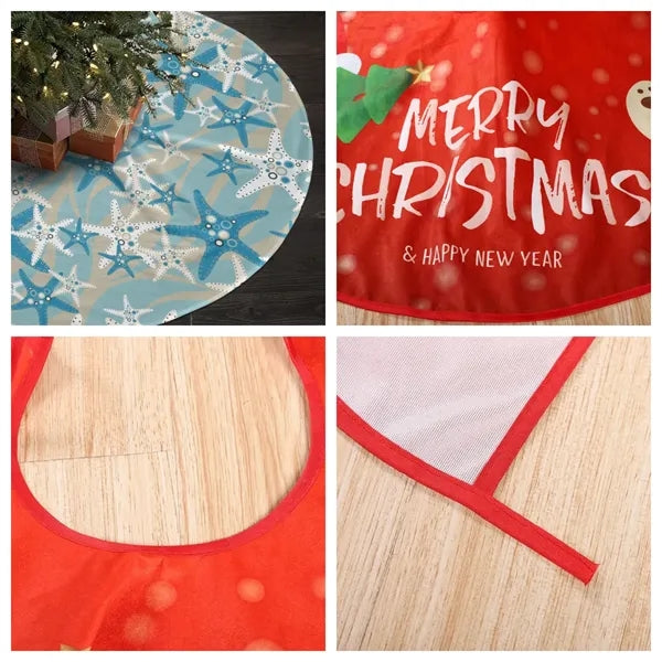 35.5" Christmas Tree Skirt Decorations