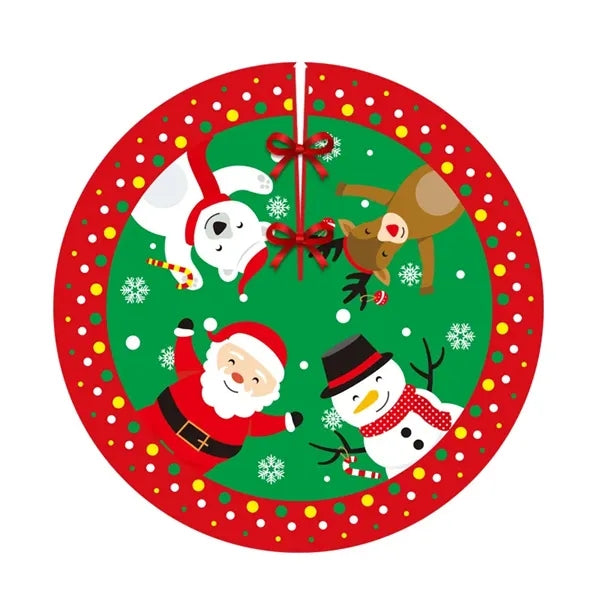 35.5" Christmas Tree Skirt Decorations