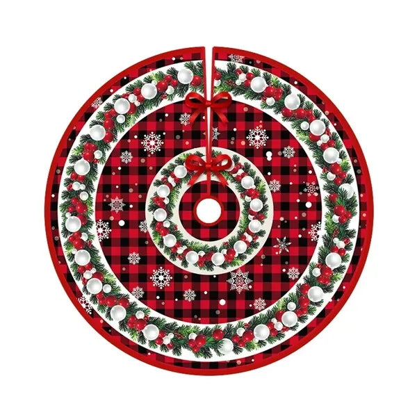 35.5" Christmas Tree Skirt Decorations