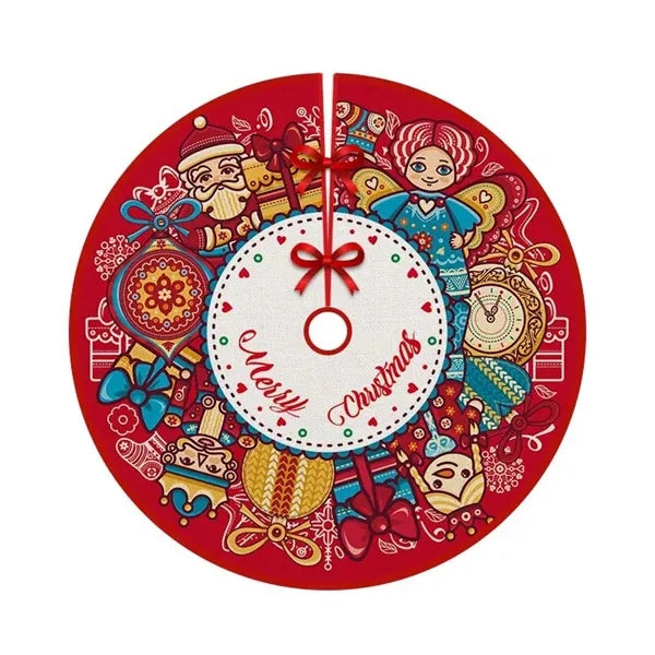 35.5" Christmas Tree Skirt Decorations
