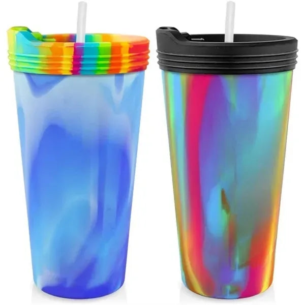 16oz Colorful Silicone Pint Cup