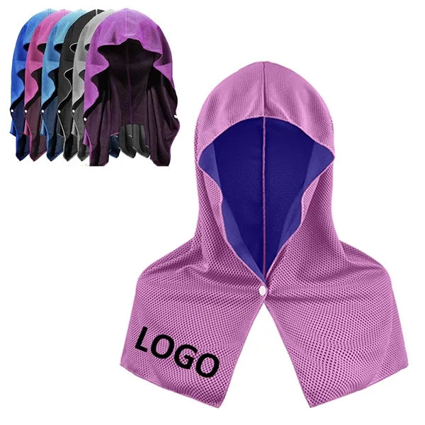 Pullover Cooling Towel With Buttons