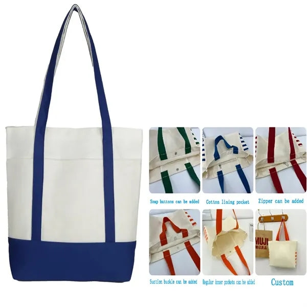16 Oz. Cotton Canvas Tote Bag