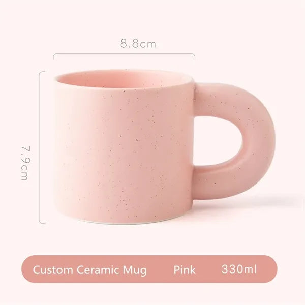 Ceramic Mug Porcelain Coffee Cups With Handle
