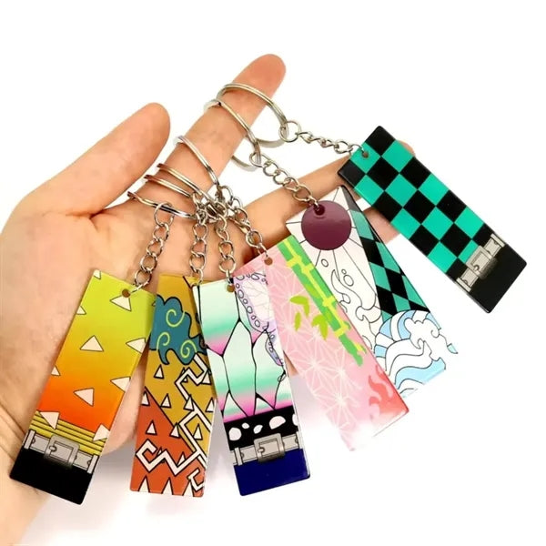 Rectangle Acrylic Keychain
