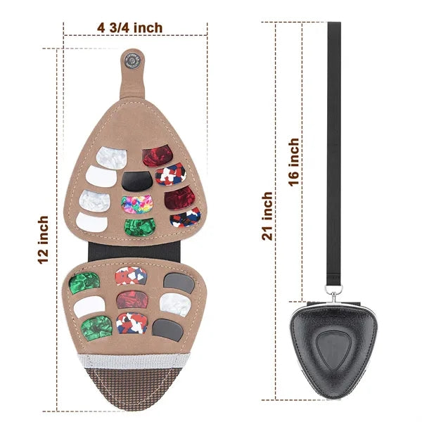 Guitar Pick Holder Case Plectrums Storage