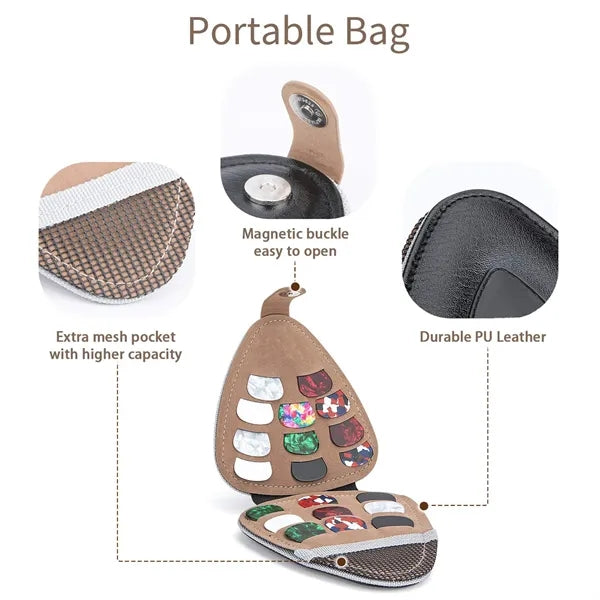 Guitar Pick Holder Case Plectrums Storage