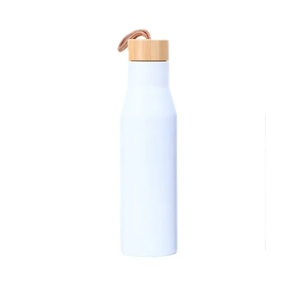 Two-tone 16 oz. Insulation Stemless Tumbler with Bamboo Lid