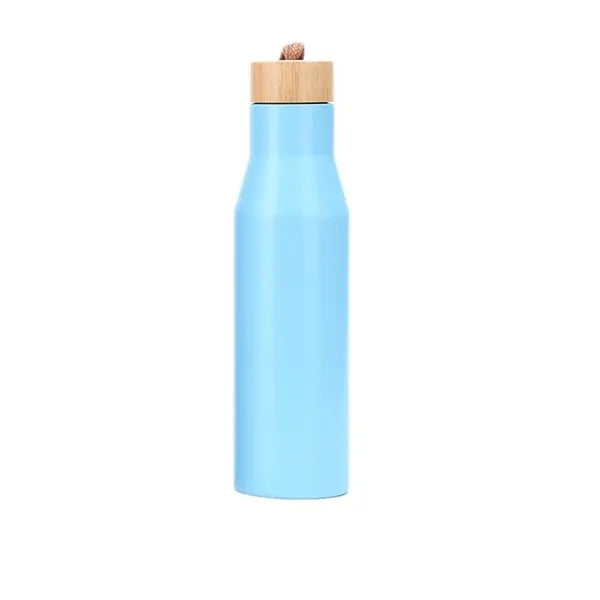 Two-tone 16 oz. Insulation Stemless Tumbler with Bamboo Lid