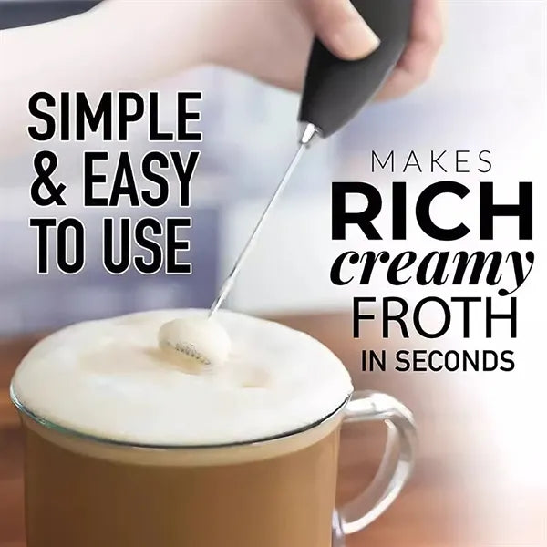 Portable Battery-Operated Milk Frother