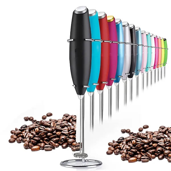 Portable Battery-Operated Milk Frother