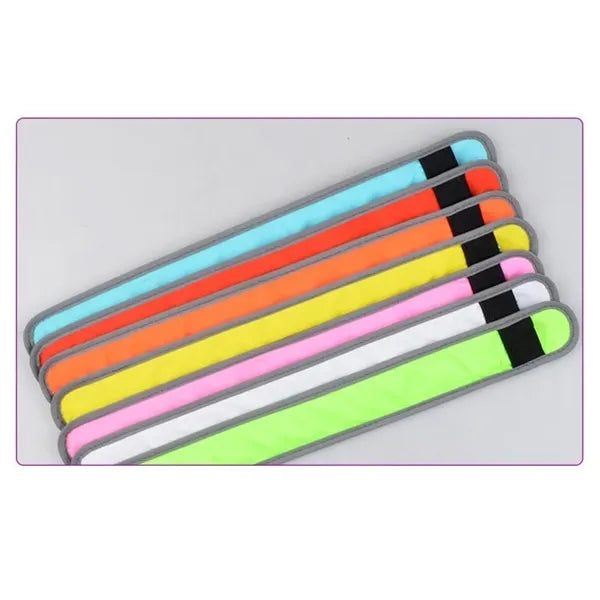 Glow LED Slap Bracelet - Light Up Wristband for Safety