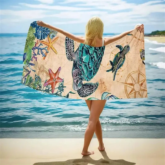 Polyester beach towel