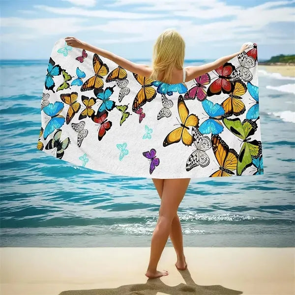 Polyester beach towel