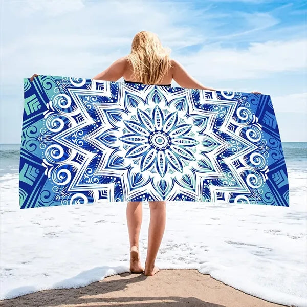 Polyester beach towel