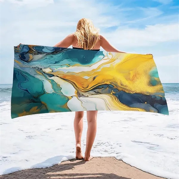 Polyester beach towel