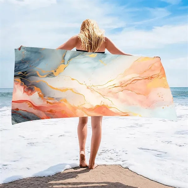 Polyester beach towel