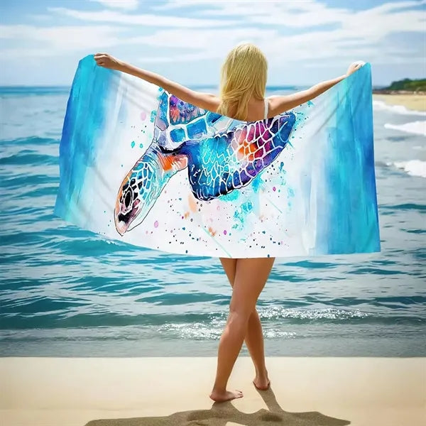 Polyester beach towel