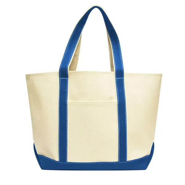 Cotton Canvas Boat Tote