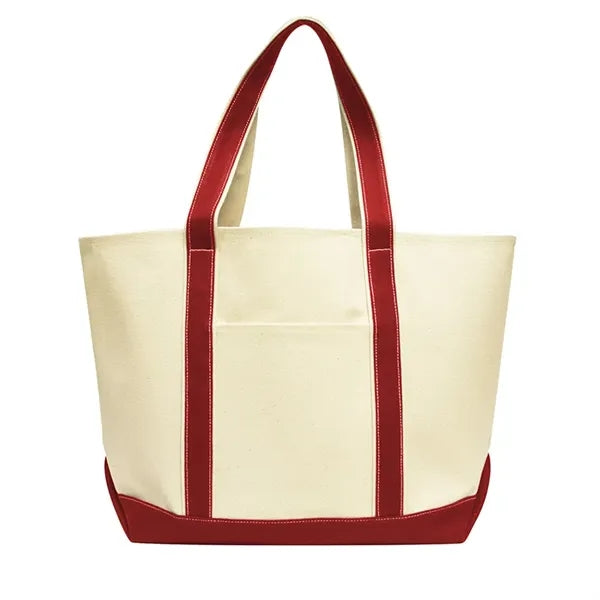 Cotton Canvas Boat Tote