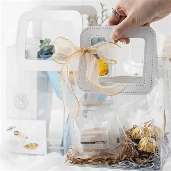 Clear Gift Bag With Handle
