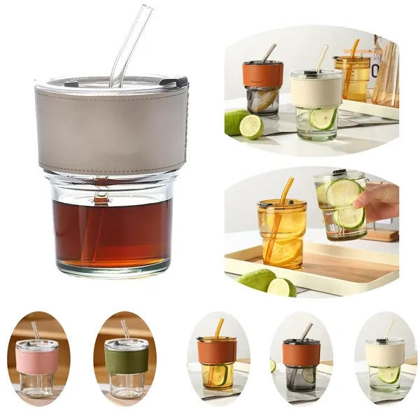 Glass milk cup