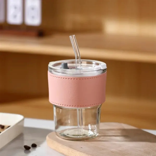Glass milk cup