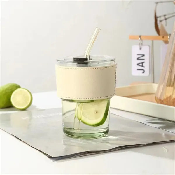 Glass milk cup