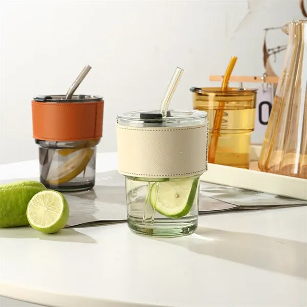 Glass milk cup