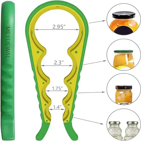 5-in-1 Multi-Function Can Opener - Versatile & Compact