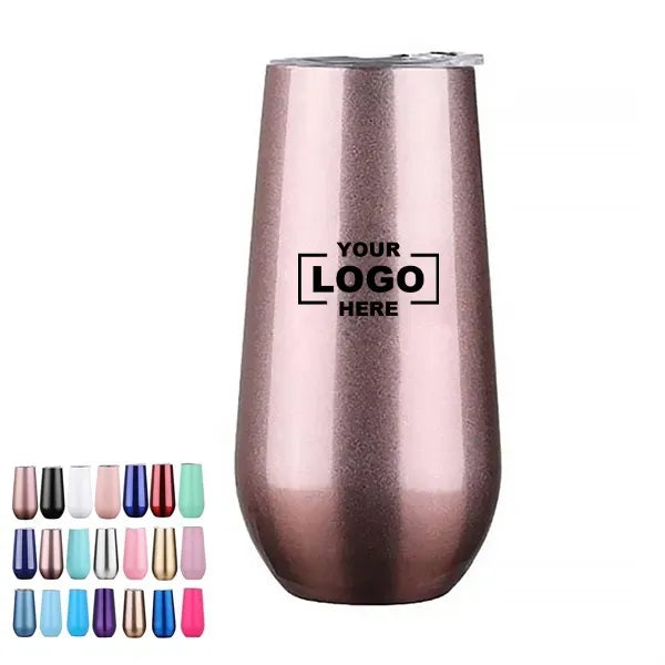6oz Eggshell Stainless Steel Vacuum Flask
