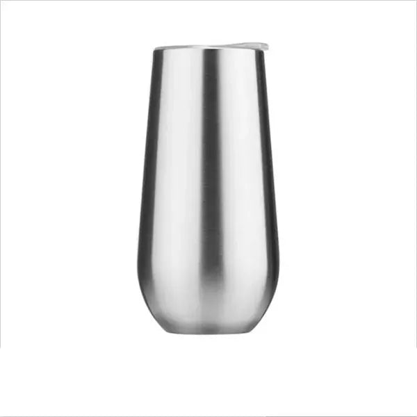 6oz Eggshell Stainless Steel Vacuum Flask