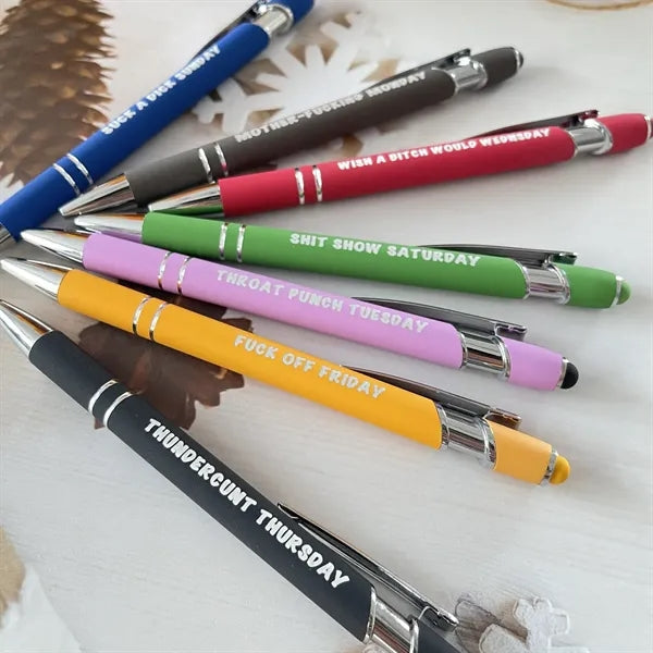 Metal Pen With Stylus