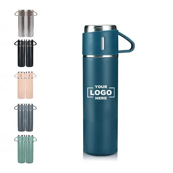 Stainless Steel Thermo Vacuum Insulated Bottle with Cup