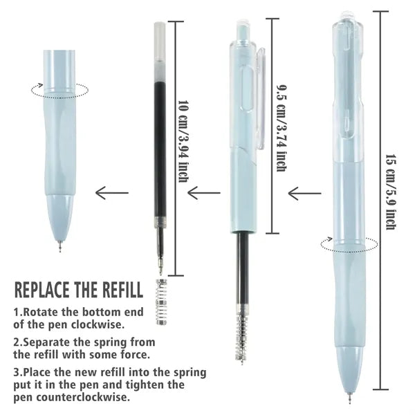 Retractable Gel Pens