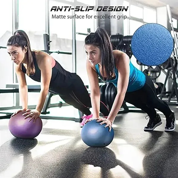 Anti-Burst Yoga Ball: Stability & Fitness Trainer