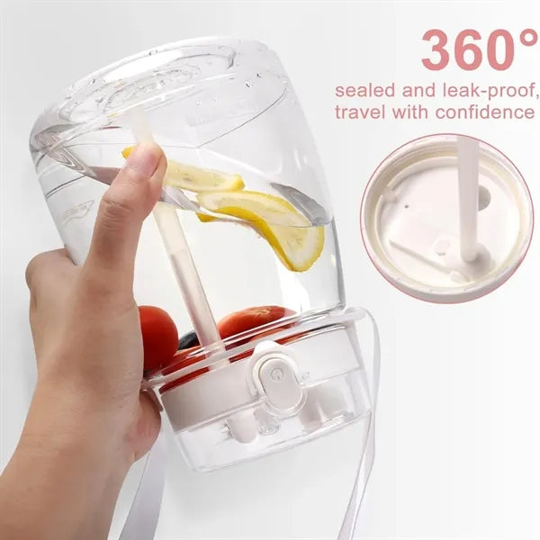44oz.Big-Belly Bottle with Straw