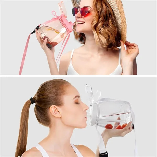 44oz.Big-Belly Bottle with Straw