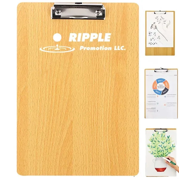 Document Wooden Clip Board